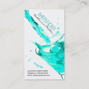  Bartender Visitekaartje