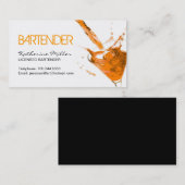 Bartender Visitekaartje (Voorkant / Achterkant)