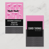 Bartender Visitekaartjes (Voorkant / Achterkant)