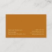 Bartender Visitekaartjes (Achterkant)