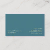 Bartender Visitekaartjes (Achterkant)