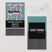 Bartender Visitekaartjes (Voorkant / Achterkant)