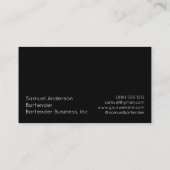 Bartender Visitekaartjes (Achterkant)