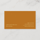 Bartender Visitekaartjes (Achterkant)