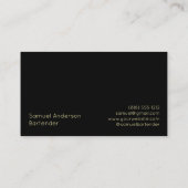 Bartender Visitekaartjes (Achterkant)