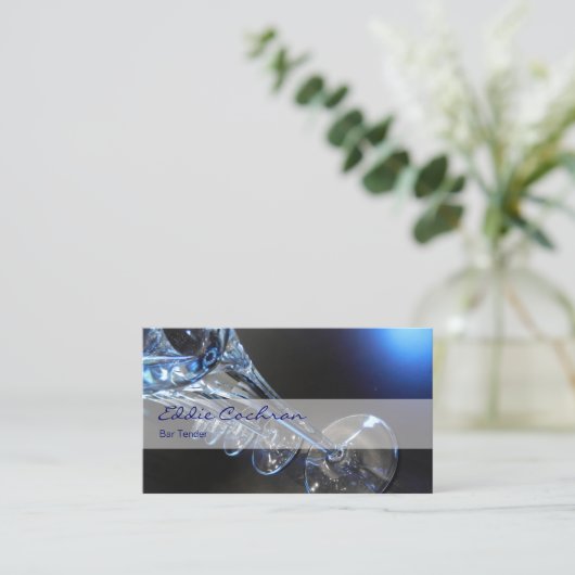 Bartender Visitekaartjes (Staand voorkant)