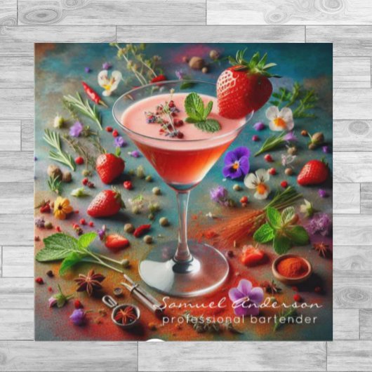 Bartender Visitekaartjes