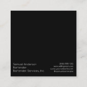 Bartender Visitekaartjes (Achterkant)