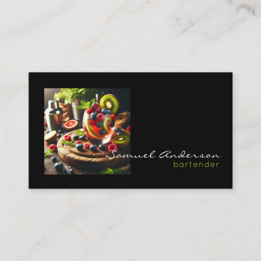 Bartender Visitekaartjes (Voorkant)