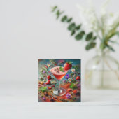 Bartender Visitekaartjes (Staand voorkant)