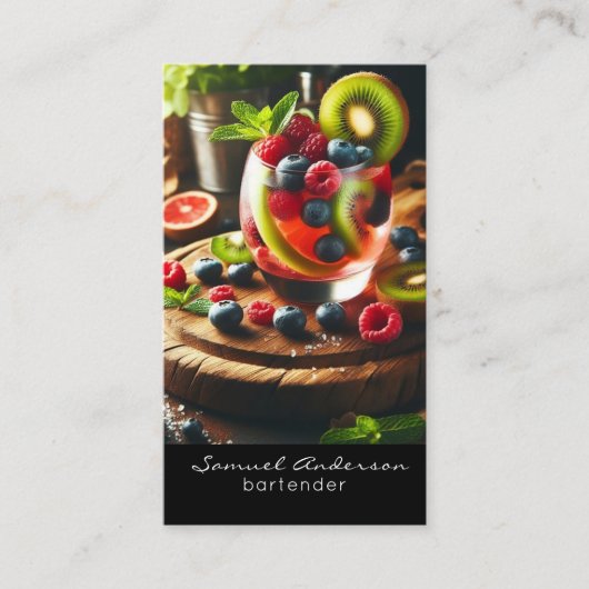 Bartender Visitekaartjes (Voorkant)