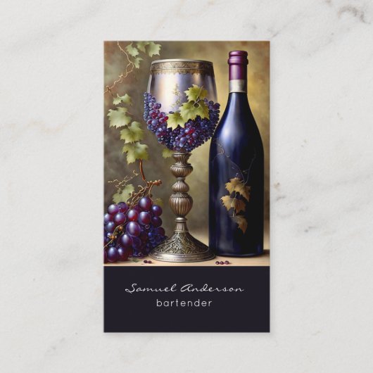 Bartender Visitekaartjes (Voorkant)