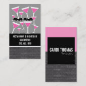 Bartender Visitekaartjes (Voorkant / Achterkant)