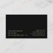 Bartender Visitekaartjes (Achterkant)