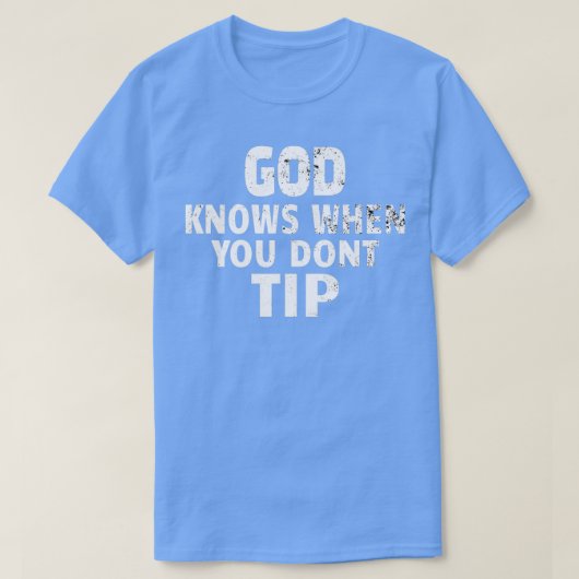 BARTENDER WAITER PIZZA LEVERY God kent 2 T-shirt (Design voorkant)