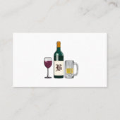 Bartender White Visitekaartje (Achterkant)