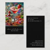 Bartender Zakelijke Kaarten Visitekaartje (Voorkant / Achterkant)