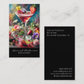 Bartender Zakelijke Kaarten Visitekaartje (Voorkant / Achterkant)