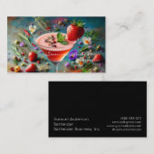 Bartender Zakelijke Kaarten Visitekaartje (Voorkant / Achterkant)