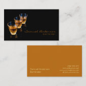 Bartender Zakelijke Kaarten Visitekaartje (Voorkant / Achterkant)