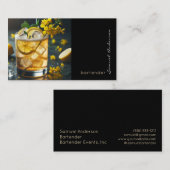 Bartender Zakelijke Kaarten Visitekaartje (Voorkant / Achterkant)
