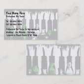 Bartender Zakelijke Kaarten Visitekaartje (Voorkant / Achterkant)
