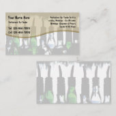 Bartender Zakelijke Kaarten Visitekaartje (Voorkant / Achterkant)