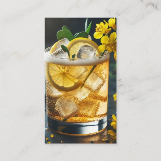 Bartender Zakelijke Kaarten Visitekaartje (Voorkant)