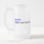 Bartenders hebben meer plezier matglas bierpul (Links)