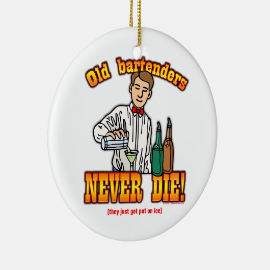 Bartenders Keramisch Ornament (Rechts)