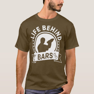 BARTENDERS LEVENSMAATSCHAPPIJ ACHTER DE HAND 7 T-SHIRT
