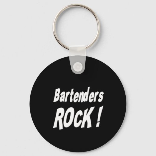 Bartenders Rock! Button Sleutelhanger (Voorkant)