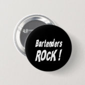 Bartenders Rock! Knoop Ronde Button 5,7 Cm (Voorkant /achterkant)