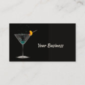 Bartending Bartender Catering Serveert Visitekaartje (Achterkant)