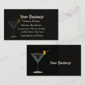 Bartending Bartender Catering Serveert Visitekaartje (Voorkant / Achterkant)