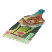 Bartending Dog in Retro Bar Snijplank (Hoek)