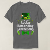 Bartending Leprechaun St Patrickx27S Day Bartender T-shirt (Design voorkant)