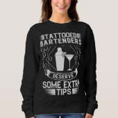 Bartending Shaker Mixing Cocktail Bartender 1 Trui (Voorkant)