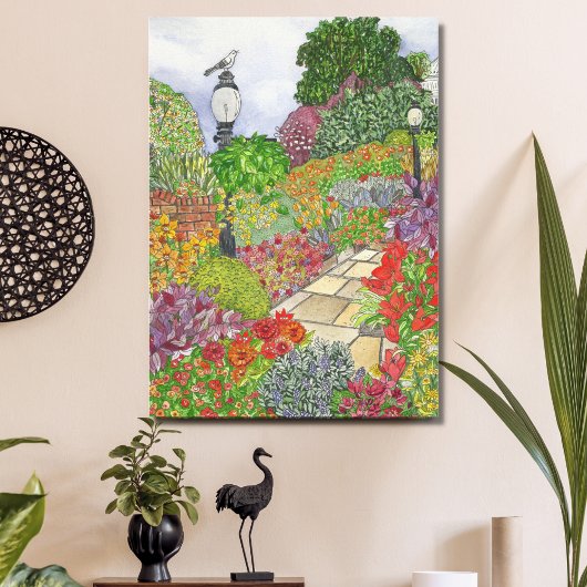 Bartholdi Park Washington DC | Mockingbird Gardens Canvas Afdruk