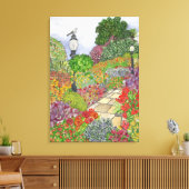 Bartholdi Park Washington DC | Mockingbird Gardens Canvas Afdruk (Insitu (Woonkamer))