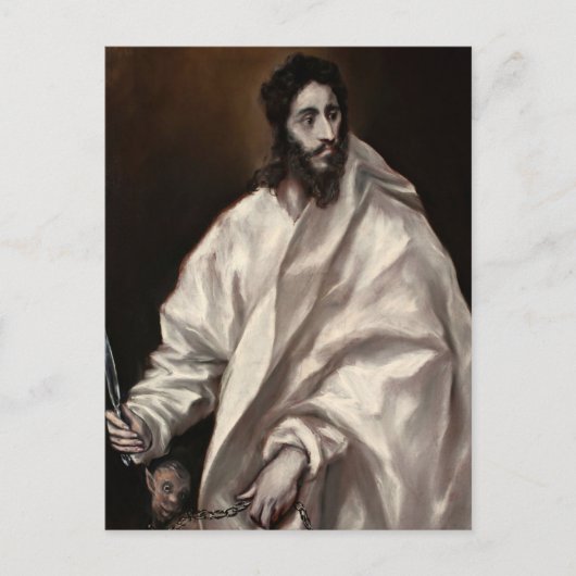 Bartholomeus de apostel van El Greco Briefkaart (Voorkant)