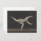 Bartholomeus Ziesenis, danser Briefkaart (Voorkant / Achterkant)