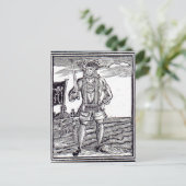 Bartholomew Roberts Briefkaart (Staand voorkant)
