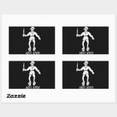 Bartholomew Robert's Pirate Flag Sticker (Vel)