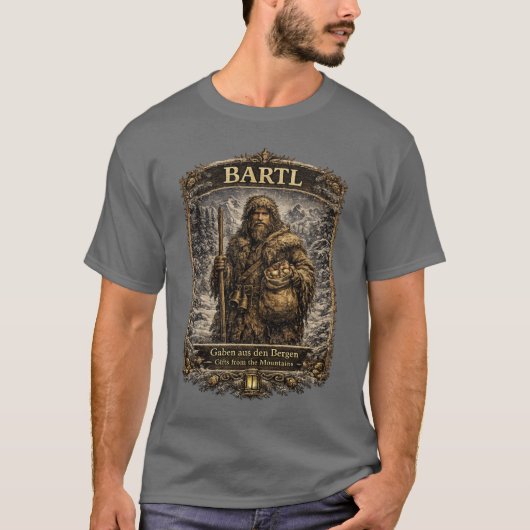 Bartl Alpine Kerstcadeaus uit de Bergen T-shirt (Voorkant)