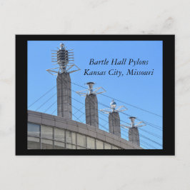 Bartle Hall Pylons, Kansas City, Missouri Briefkaart
