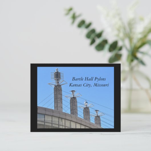 Bartle Hall Pylons, Kansas City, Missouri Briefkaart (Staand voorkant)