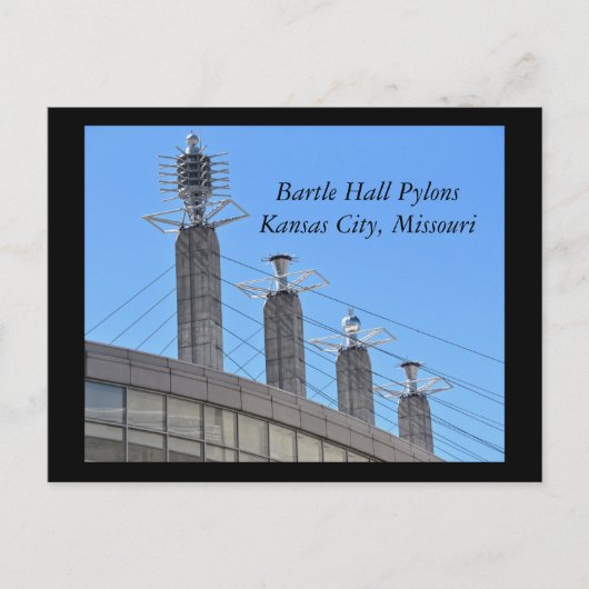 Bartle Hall Pylons, Kansas City, Missouri Briefkaart (Voorkant)