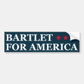 Bartlet voor Amerika Bumpersticker (Voorkant)