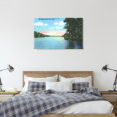 Bartlett Carry Club Uitzicht van het Boven van de  Canvas Afdruk (Insitu (Slaapkamer))